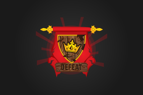 Boost Game UI with Defeat Achievement Design