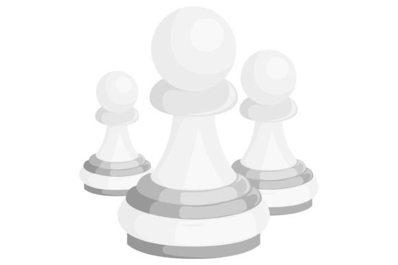 Chess Functional Game Related Sticker: Elevating Visual Strategy with Vector Precision