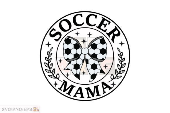 Coquette Soccer Mama Bow Game Day SVG
