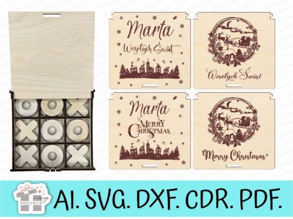Creative and Customizable: Exploring the Tic Tac Toe Box Game SVG Laser Cut for Modern Makers
