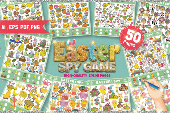 Easter Spy Game Activity Sheets for Kids: Combining Fun and Learning This Holiday