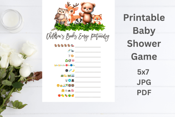 Forest Animal Emoji Pictionary Game: A Playful Way to Spark Laughter and Creativity