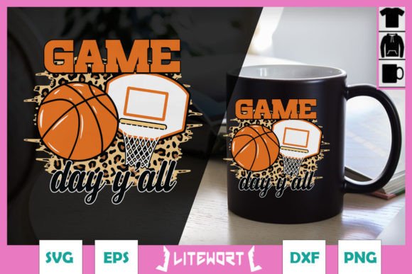 Game Day Y all Basketball SVG: Your Go-To Design for Game Day Spirit