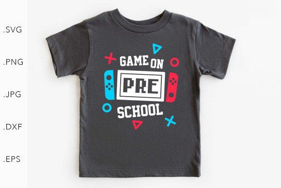 Game on Pre School SVG PNG