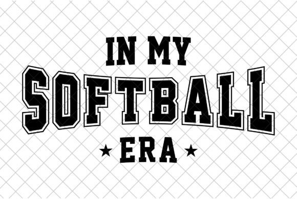 In My Softball Era: Game Day Vibes Through Versatile SVG Design