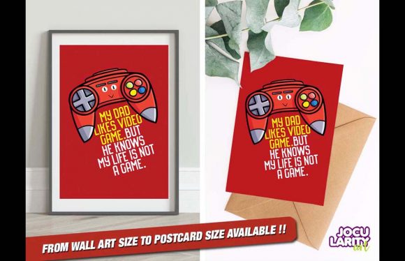 Kawaii Dad Likes Video Game Wall Art: A Playful Fusion of Nostalgia and Modern Decor