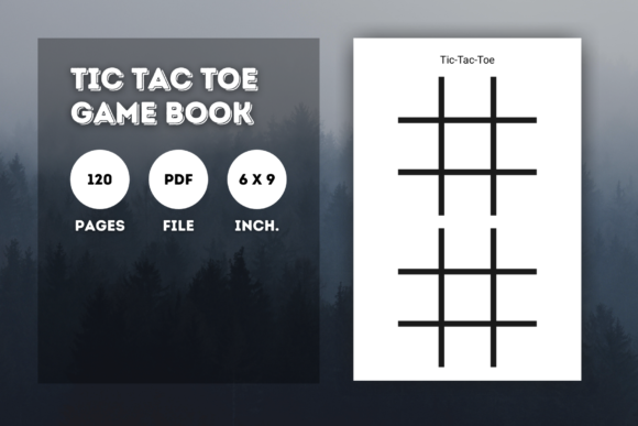 KDP Interior Tic-Tac-Toe Game Book: A Smart Choice for Print-on-Demand Creatives
