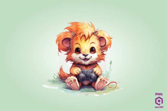 Lion Playing Video Game: Strategic Creativity for Modern Design Projects