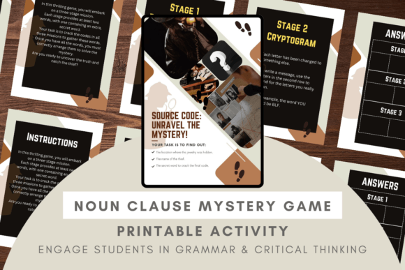 Noun Clause Mystery Game: Learn Grammar Through Adventure