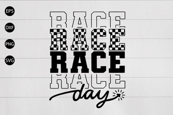 Race Day SVG, Game Day SVG, and Racing SVG: Digital Assets for Dynamic Design Projects