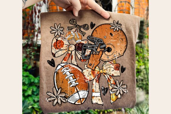Retro Football Coquette PNG: Game Day Spirit Meets Creative Design