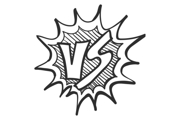 Super Fight Versus: Power Game Match Ske – Creative Asset for Diverse Visual Projects